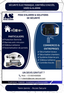 Photo de galerie - FLYER ACCES-SECURE
