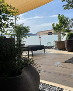 Photo de galerie - Creation et amenagement terrasse balcon 