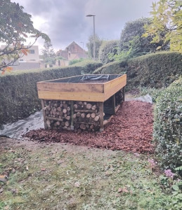 Photo de galerie - Création d'un potager surélevé