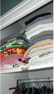Photo de galerie - Pliage et rengement des habillages 
