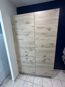 Photo de galerie - Montage d’une colonne de chez cuisinella 