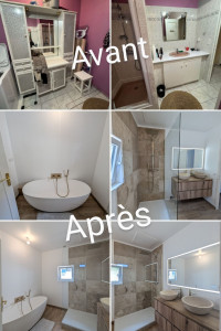 Photo de galerie - Rénovation salle de bain 