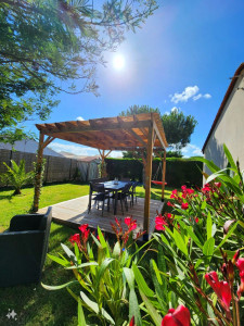 Photo de galerie - Réalisation d'une pergola 