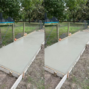 Photo de galerie - Coulage de dalle bèton