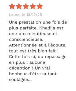 Photo de galerie - Commentaire de client satisfait