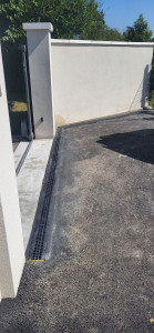 Photo de galerie - Réaction de caniveaux grilles 
