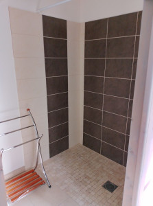 Photo de galerie - Réalisation d'une douche italienne avec acces PMR