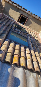 Photo de galerie - Pose des 2 velux motorisé 