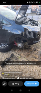 Photo de galerie - Changement de suspension av complete 

secteur Rezé 