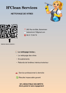 Photo de galerie - Nettoyage de Vitres