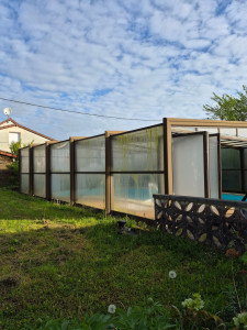 Photo de galerie - Avant lavage d'un dôme de piscine