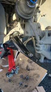 Photo de galerie - Remplacement tringles de suspension. 