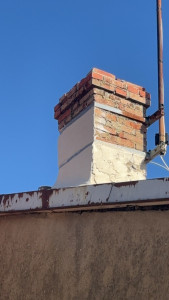 Photo de galerie - Réfection de la souche a la chaux aérienne