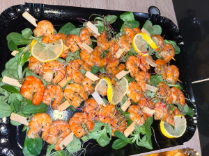 Photo de galerie - Brochette de crevettes 