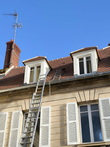 Photo de galerie - Remaniement de ciment au faîtage 