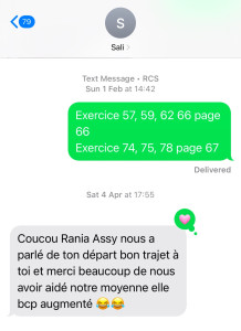 Photo de galerie - Avis d’une élève 