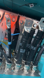 Photo de galerie - Raccordement borne recharge HT ( haute tension)