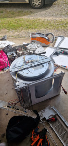 Photo de galerie - Démontage Sèche Linge qui ne chauffe plus