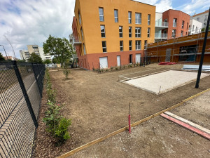 Photo de galerie - Préparation du sol + semences gazon 