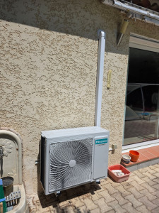 Photo de galerie - Pose de climatisation 7kw