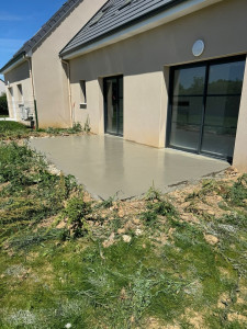 Photo de galerie - Coulage de dalle 