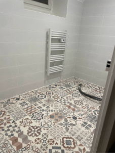 Photo de galerie - Pose de lino (après mon intervention)