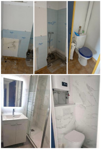 Photo de galerie - Rénovation salle de bain 