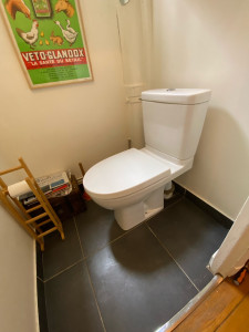 Photo de galerie - Pose d’un pack WC complet