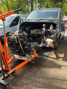 Photo de galerie - Remplacement pompe à eau gripper 