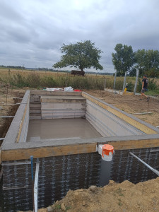 Photo de galerie - Coulage beton d une piscine 