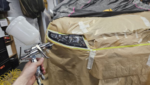 Photo de galerie - Ponçage,  vernis des optiques pour un rendu idéal sur du long terme 