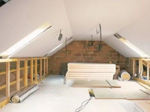Photo de galerie - Faux plafond, avec laine de verre