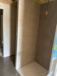 Photo de galerie - Dernier chantier qu’on fait carrelage