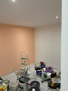 Photo de galerie - Peinture et pose luminaires 