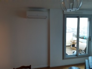 Photo de galerie - Modif clim remplacement système monosplit par un bi split en appartement.