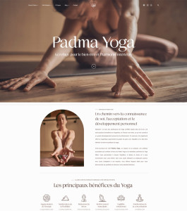 Photo de galerie - Site Web pour Studio de Yoga