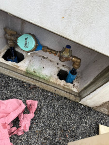 Photo de galerie - Fuite sur le reducteur de pression et changement de celui-ci