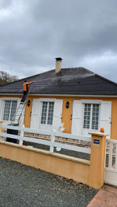 Photo de galerie - Réalisation d’un demoussage et application d’un anti mousse dalep 2100