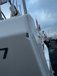 Photo de galerie - Dufour 37 neuf avec un belle accro sur l’arrière