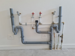 Photo de galerie - Installation plomberie pour cuisine 