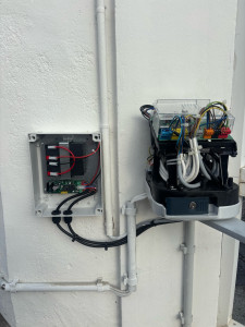 Photo de galerie - Installation kit batterie BFT