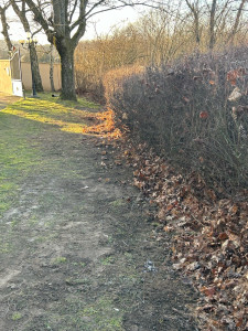 Photo de galerie - Tranchée fini pour évacuation des eaux usées 