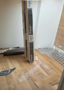 Photo de galerie - Pose parquet flottant