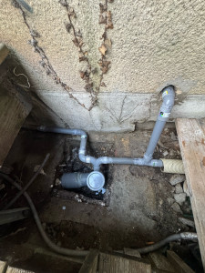 Photo de galerie - Remise aux normes d’une évacuation sanitaire