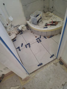 Photo de galerie - Pose carrelage