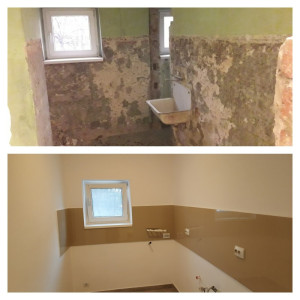 Photo de galerie - Rénovation complète de salle de bain - avant et après rénovation