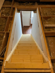 Photo de galerie - Fabrication escalier droit sur mesure