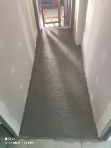 Photo de galerie - Création d'une rampe en béton pour accès pmr