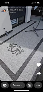 Photo de galerie - Moquette de pierre (résine) 