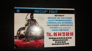 Photo de galerie - Voilà ma carte tout ce qui est écrit sur la carte